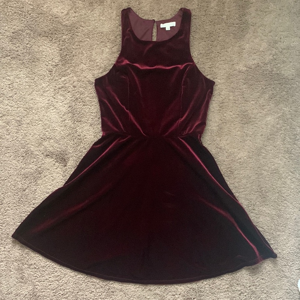 Red Velvet Dress
